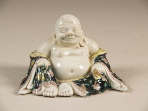 Plastiek in vorm van Boeddha